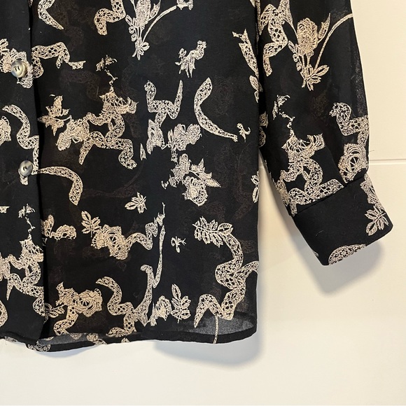 Clichy | Vintage Sheer Button Up Shirt - Picture 5 of 13